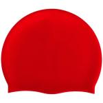 B31520-3 Шапочка для плавания силиконовая одноцветная (Красный)