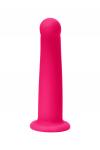 Анальный фаллоимитатор POPO Pleasure by TOYFA  с изгибом M, силикон, розовый, 16,5 см