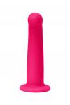Анальный фаллоимитатор POPO Pleasure by TOYFA с изгибом S, силикон, розовый, 13 см
