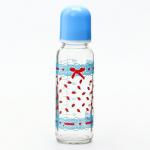Бутылочка для кормления стеклянная, средний поток, 240 мл, цвет МИКС