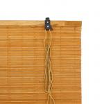 Бамбуковая рулонная штора "Кабуки", светлый дуб                             (u-7006-gr)