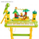 Пианино «Королевский мир», с конструкотором, микрофоном и стульчиком