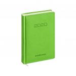Ежедневник А6+ датированный 2020 год ErichKrause® Silhouette, цвет: зеленый, тонированная бумага