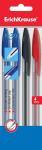 Ручка шариковая ErichKrause® R-301 Classic Stick 1.0, цвет чернил: синий, синий, черный, красный (пакет  4 шт.)