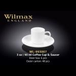 Кофейная пара 90 мл WILMAX фарфор (6) (48) WL-993007/АВ
