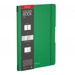 Тетрадь общая ученическая в съемной пластиковой обложке ErichKrause® FolderBook, зеленый, А4, 2x48 листов, клетка