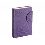 Ежедневник А6+ датированный 2020 год ErichKrause® Ruggine, цвет: фиолетовый, на магните, тонированная бумага