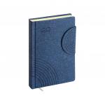 Ежедневник А6+ датированный 2020 год ErichKrause® Ruggine, цвет: синий, на магните, тонированная бумага