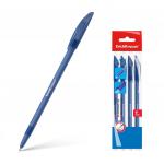 ручка шариковая ErichKrause® R-101, цвет чернил синий (в пакете по 4 шт.)