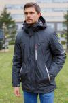 Мужская зимняя куртка 92519-4 темно-серая