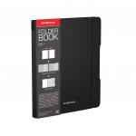 Тетрадь общая ученическая в съемной пластиковой обложке ErichKrause® FolderBook, черный, А5+, 2x48 листов, клетка