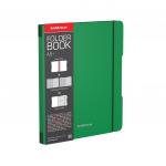 Тетрадь общая ученическая в съемной пластиковой обложке ErichKrause® FolderBook, зеленый, А5+, 2x48 листов, клетка