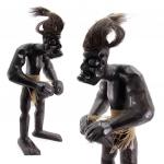 Фигурка деревянная LEG05-50B Вождь племени Дану с барабаном призывает духов-защитников 50см Албезия