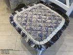 Сидушка подушка на стул велюр капучино 1050-17