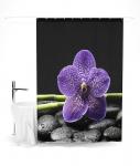 Штора для ванной "Фиолетовая орхидея", 145*180 см                             (s-104187)