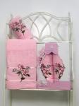 Комплект из 2-х полотенец Merzuka Sakura Garden в коробке (50*80; 70*130), светло-розовый                             (mt-100957)