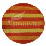 Коврик Shahintex PP MIX LUX, оранжевый, 66 см                             (sh-100223)