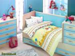 Комплект постельного белья Altinbasak GULUCUK (Новорожденный), зеленый                             (kr-268-4-CHAR003)