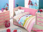 Комплект постельного белья Altinbasak GULUCUK (Новорожденный), розовый                             (kr-268-4-CHAR002)