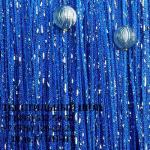 Кисея дождь однотонный с шарами 16