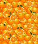 Полотенце вафельное "Апельсины", 40*70 см                             (nt-101121)