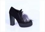 18412-01-1A черный (Т/Иск.кожа) П/ботинки женские