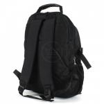 Рюкзак Rise-м-147,  молодежный,  уплотн.спинка,  1отд,  3внеш+1внут карм,  черный/серый 208046