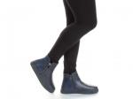 HW963-6 BLUE Ботинки зимние женские (искусственные материалы)