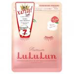 LuLuLun Маска для лица увлажняющая и улучшающая цвет лица «Персик из Яманаси» Premium Face Mask Peach 7 130г