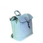 См. описание. Стильная женская сумка-рюкзак Flora_Resolter из эко-кожи цвета аквамарин.