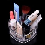 Акриловый органайзер в форме сердца Cosmetic organizer Love