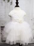 01226 Платье "Бисер пайетки" белый
