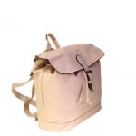 См. описание. Стильная женская сумка-рюкзак Flora_Resolter из эко-кожи темно-бежевого цвета.