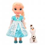 Disney Интерактивная кукла  "Холодное Cердце: Эльза и Олаф" (35 см, подвижн., Олаф, звук, свет)