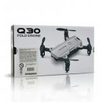 Квадрокоптер р/у "Мини-дрон Q30" (13 см, складной, 4 кан., 3D трюк, USB, зап. дет., в ассорт.)