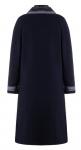 Пальто женское Сакура темно-синяя кашемир норка ВЗ 0011