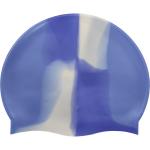 B31518-3 Шапочка для плавания силиконовая (бело/голубой)