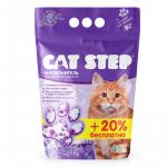 Наполнитель впитывающий силикагелевый CAT STEP Crystal Lavander, 4,5 л