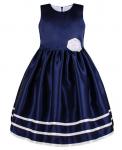 синее платье для девочки с лентами Арт.84341