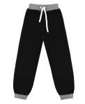 черные спортивные брюки для мальчика Арт.82431