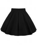 черная расклешенная юбка для девочки Арт.83841
