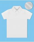 Белая рубашка-поло для мальчика Арт. 7274