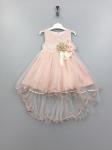 Нарядное платье для девочки (персиковое) TRP5141  Eray Kids