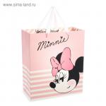 Пакет ламинат вертикальный Minnie, 23х27х11 см, Минни Маус