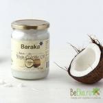 Кокосовое масло холодного отжима Baraka 500 мл в стекле