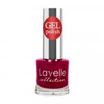 Лак для ногтей GEL POLISH тон 19 малиновый металлик 10 мл