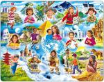 Пазл Larsen NM8 - Дети разных национальностей