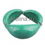 Браслет (муранское стекло зеленое) MS40 0030-33
