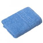 Полотенце махровое гладкокрашеное 50х87, 100 % хлопок, пл. 400 гр./кв.м. "Голубой (Jumiyume)"