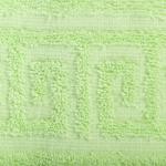 Полотенце махровое гладкокрашеное 40х67, 100 % хлопок, пл. 400 гр./кв.м. "Салатовый (Jennet yasyly)"